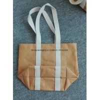 Washable Paper Bag Canvas Handle Grocery Bag Christmas